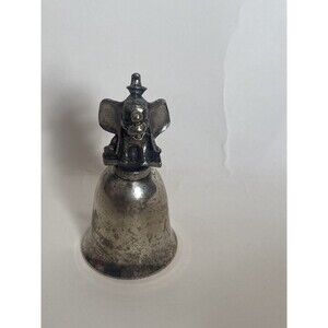 New England Collector's Society Silver Plated Disney Bell Dumbo The Elephant